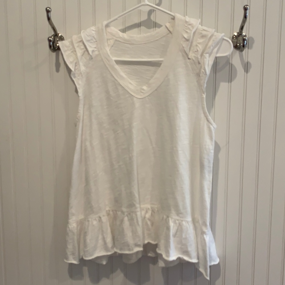 NWOT WILT ruffle sleeve top!